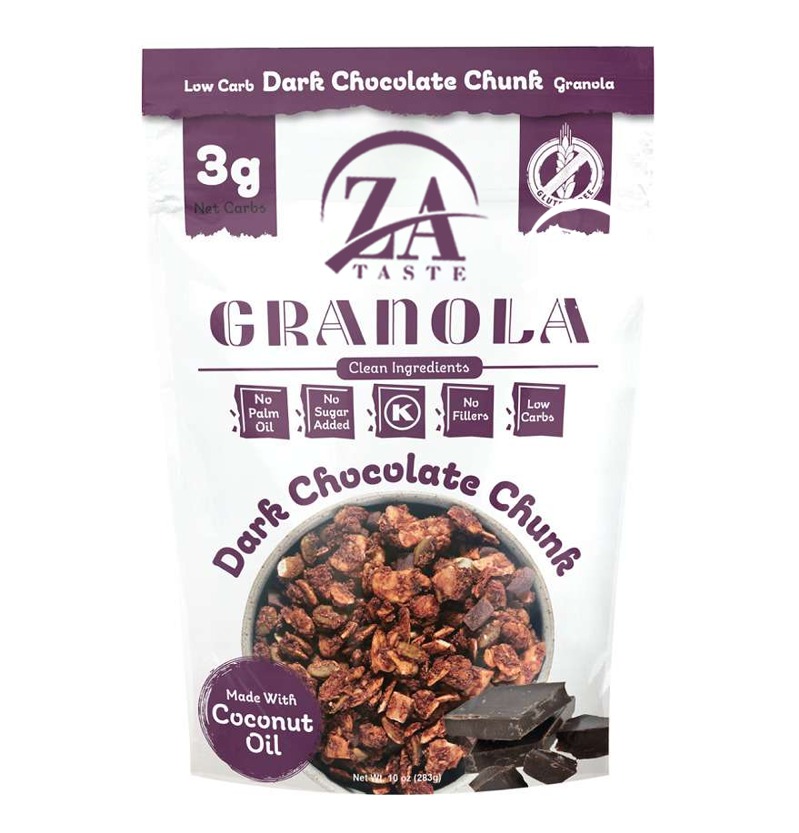 ZA Dark Chocolate Chunk Granola 10 oz